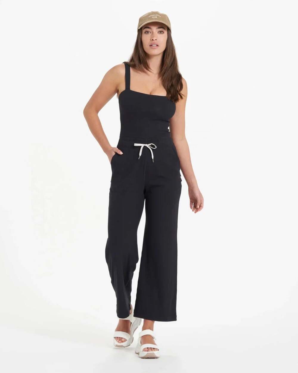 VUORI Mudra Pose Jumpsuit Black Sz S $130 {Z34}